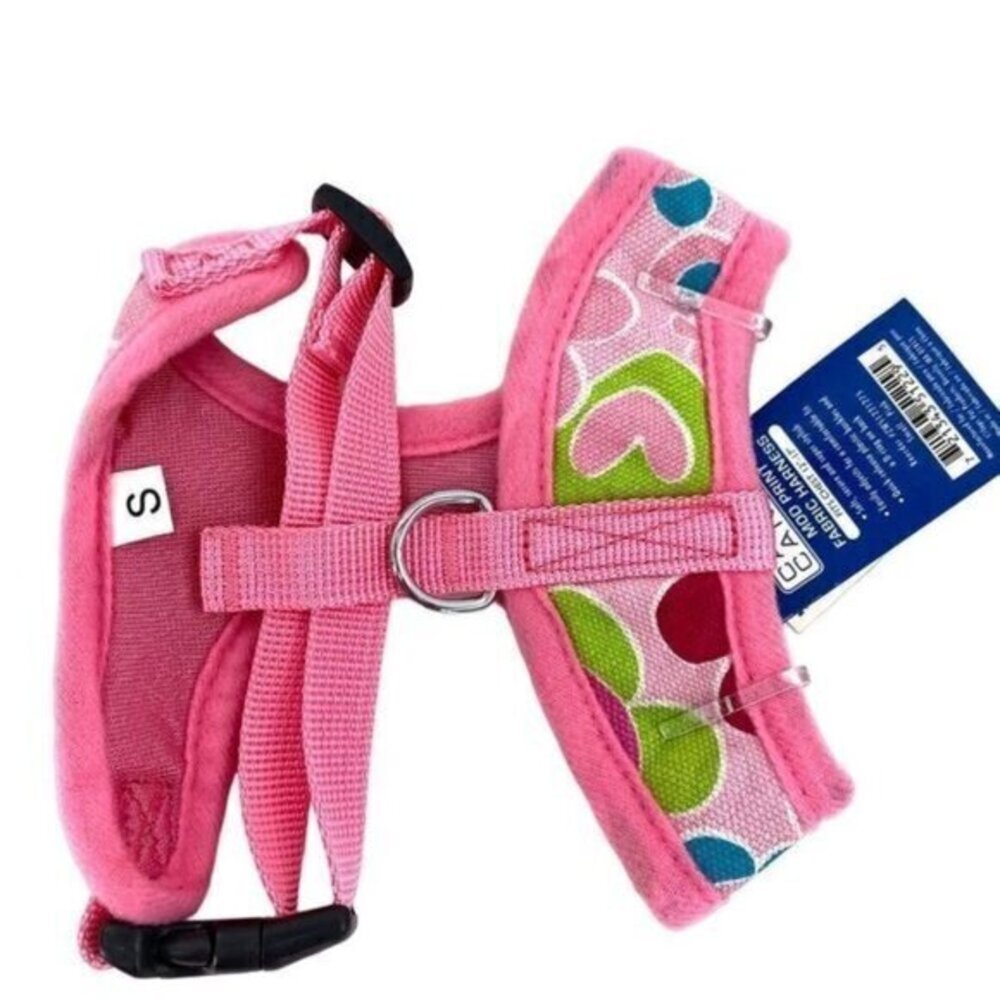 Dog Harness Casual Canine Pink Floral Mod Print Small New